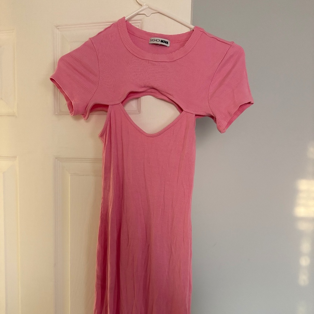 Fashion Nova Midi Sugar Fly Dress